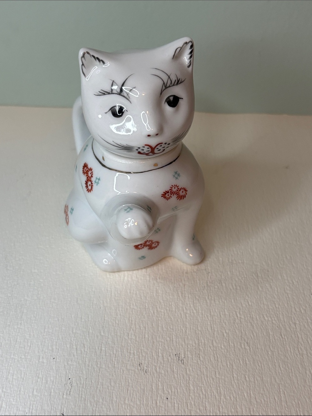 Alberbe Price Products White Ceramic Cat Creamer